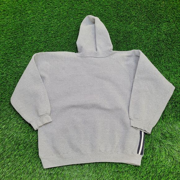 Vintage Y2K Adidas Hoodie Womens Small 22x23 Oversized Crop - Picture 2 of 14